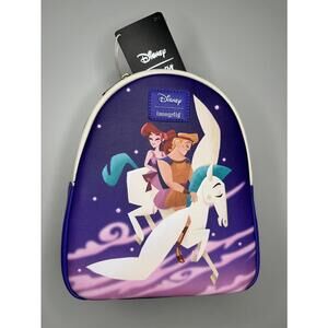 NWT Loungefly Disney Hercules Meg & Hercules Mini Backpack.